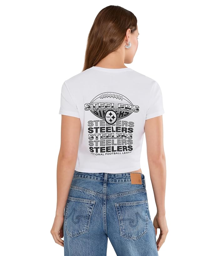 Junk Food Clothing NFL Pittsburgh Steelers Repeat Baby Tee - Image 4