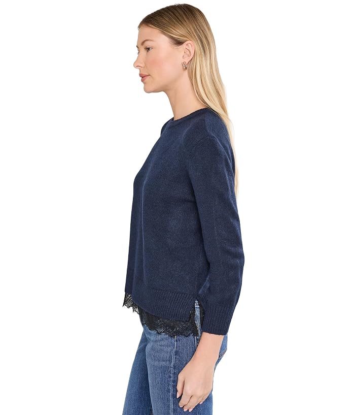 Vince Camuto Crew Neck with Lace Hem - Image 3