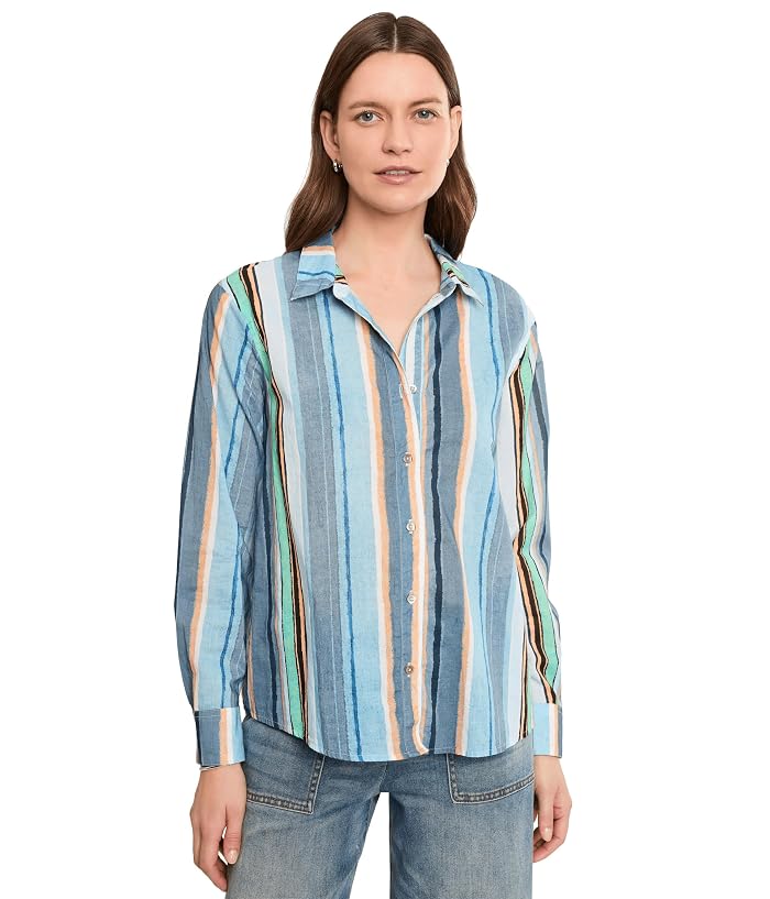 NIC+ZOE NZ by NIC+ZOE Stripe Core Cotton Shirt