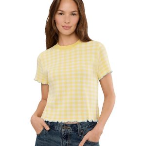 525 america Poppy Lettuce Edge Sweater Tee