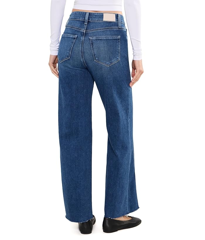 Paige 31" Anessa with Twisted Outseam Panel Raw Hem in Hollyhock - Image 4