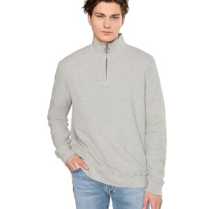 Barbour Pique Interlock Half Zip Sweatshirt