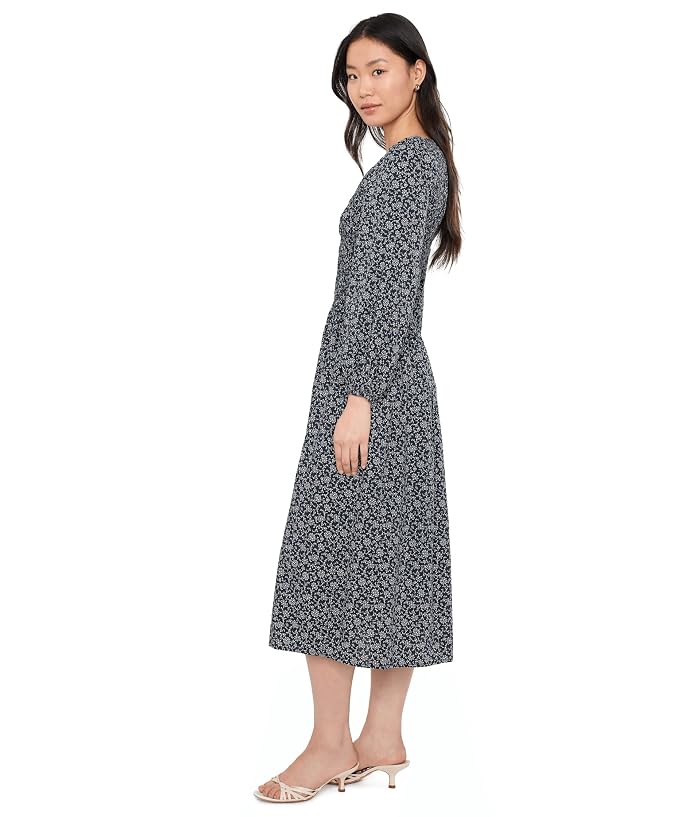 Madewell Smocked V-Neck Midi Dress - Image 3