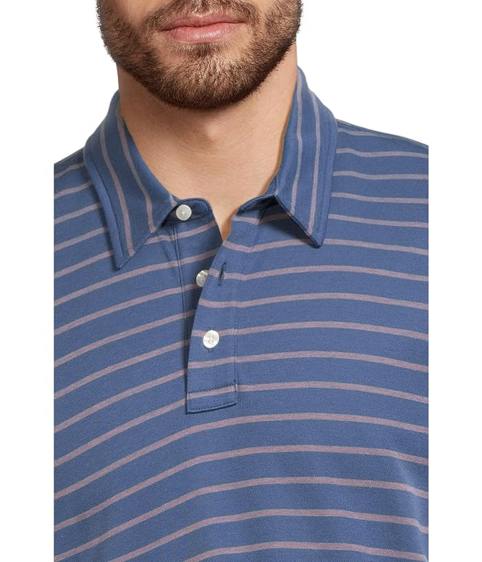 L.L.Bean Comfort Stretch Performance Short Sleeve Polo, Slightly Fitted, Stripe - Image 4