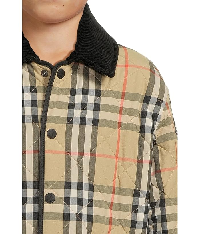 Burberry Kids Milo Check Quilted Jacket (big Kids) - Image 3