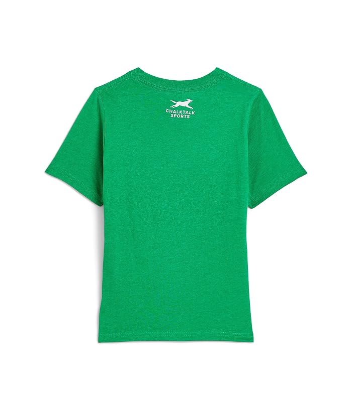 ChalkTalk SPORTS Football Short Sleeve T-Shirt - Touchdown Santa - Image 2