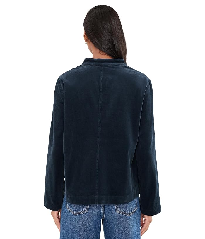 Eileen Fisher Organic Cotton Stretch Corduroy High Collar Jacket - Image 4