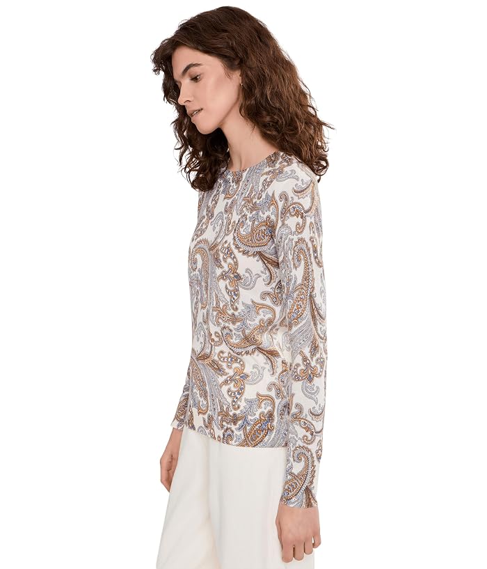 Lauren Ralph Lauren Paisley Cotton-Modal Sweater - Image 3