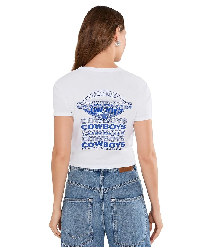 Junk Food Clothing NFL Dallas Cowboys Repeat Baby Tee - Image 4