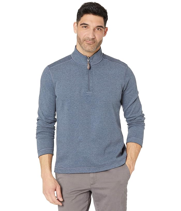 Johnston & Murphy Reversible Solid 1/4 Zip - Image 4