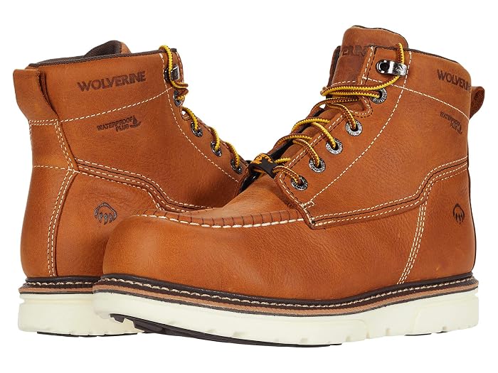 Wolverine I-90 DuraShocks Moc-Toe CarbonMAX 6" Work Boot