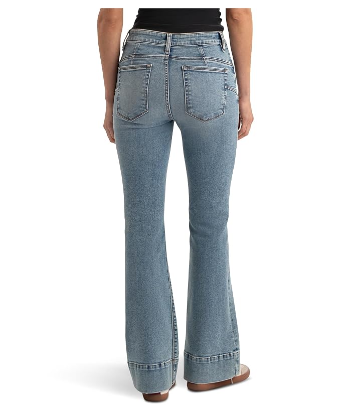 KUT from the Kloth Stella High-Rise Fab Ab Flare Back Darts with Wide Hem - Image 2