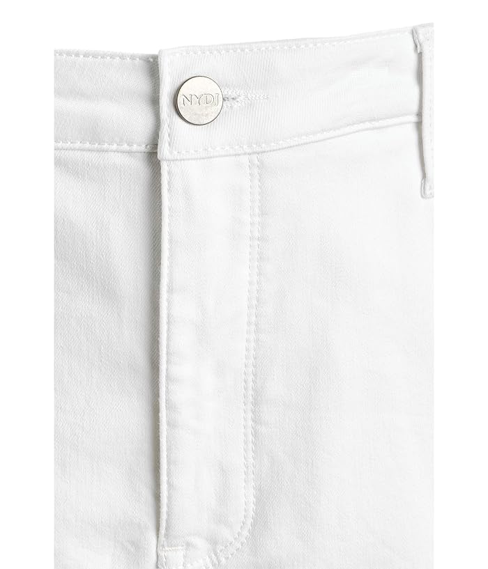 NYDJ Plus Size Lilly Shorts in Optic White - Image 3