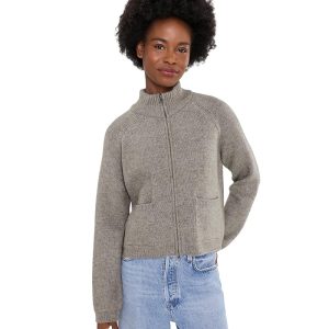 Free People We The Free On It Zip-Up Cardigan