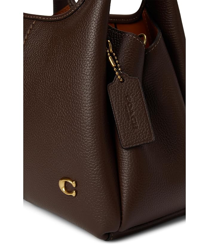 COACH Polished Pebble Leather Lana Shoulder Bag 23 - Image 4