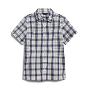 Janie and Jack Plaid Poplin Shirt (Toddler/Little Kid/Big Kid)