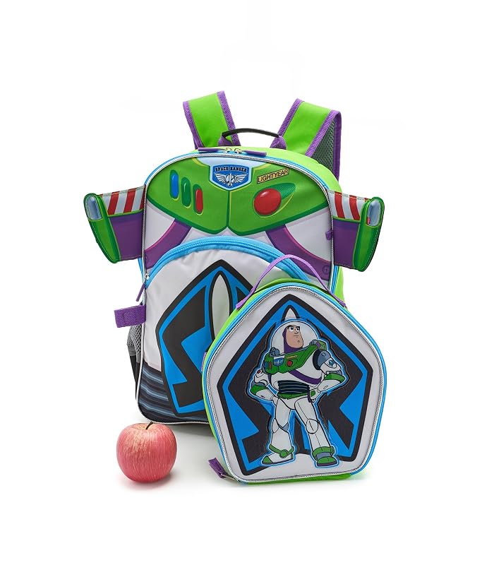 BIOWORLD Kids Buzz Lightyear Kid's Four-Piece School Backpack - Image 4