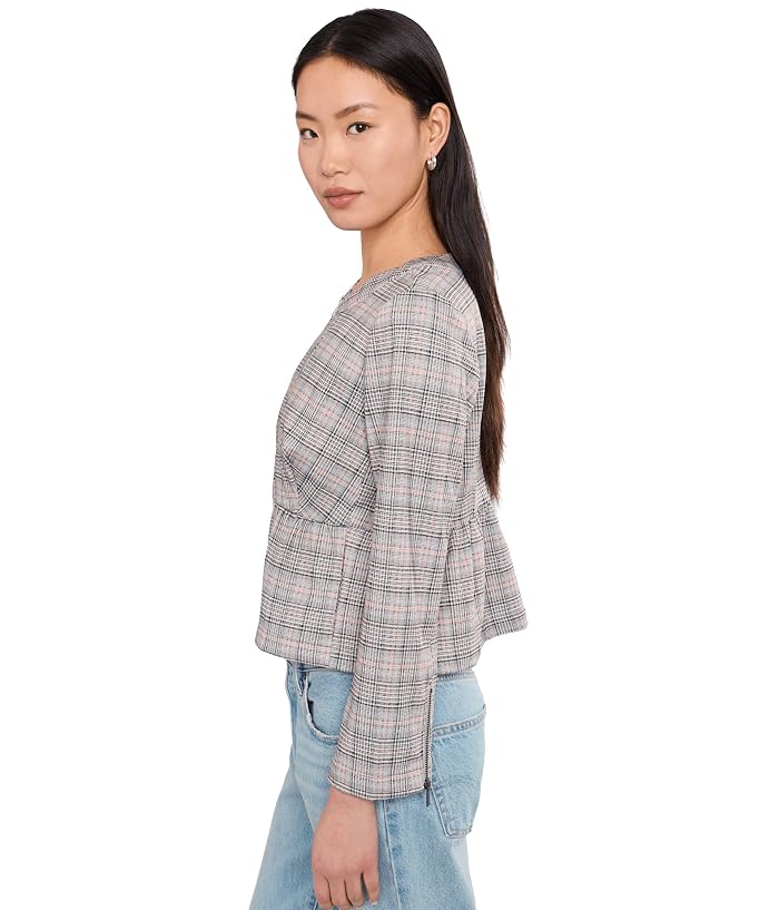 Liverpool Los Angeles Petite Zip Front Peplum Jacket - Image 3