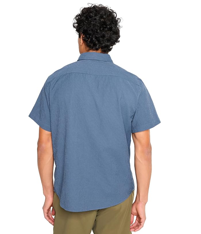 UNTUCKit Performance Short Sleeve Forbes Seersucker Shirt - Image 4