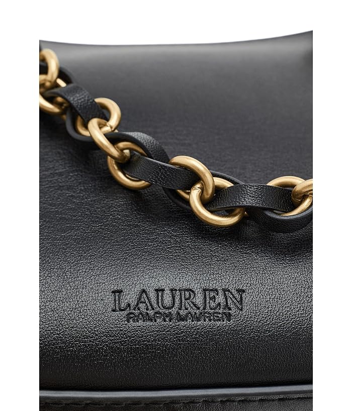 Lauren Ralph Lauren Leather Medium Marcy Zip Shoulder Bag - Image 4