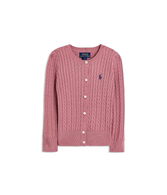 Polo Ralph Lauren Kids Mini-Cable Cotton Cardigan (Toddler/Little Kid) - Image 4