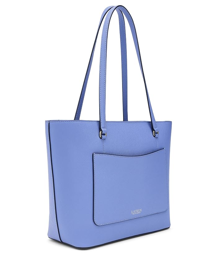 Lauren Ralph Lauren Crosshatch Leather Medium Karly Shopper Tote - Image 2