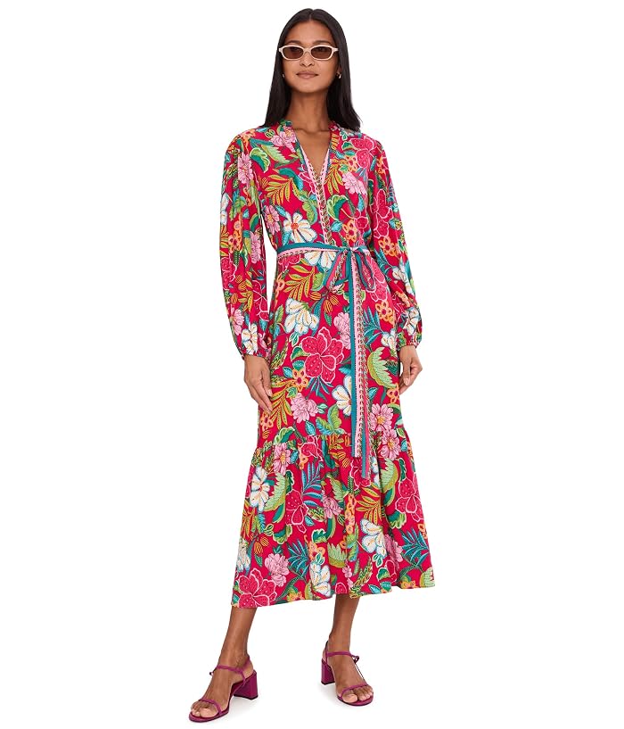 Adrianna Papell Rayon Printed Midi Dress - Image 2