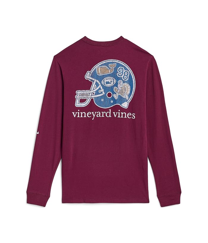 Vineyard Vines Kids Sticker Football Helmet Long Sleeve Tee (Toddler/Little Kid/Big Kid) - Image 2