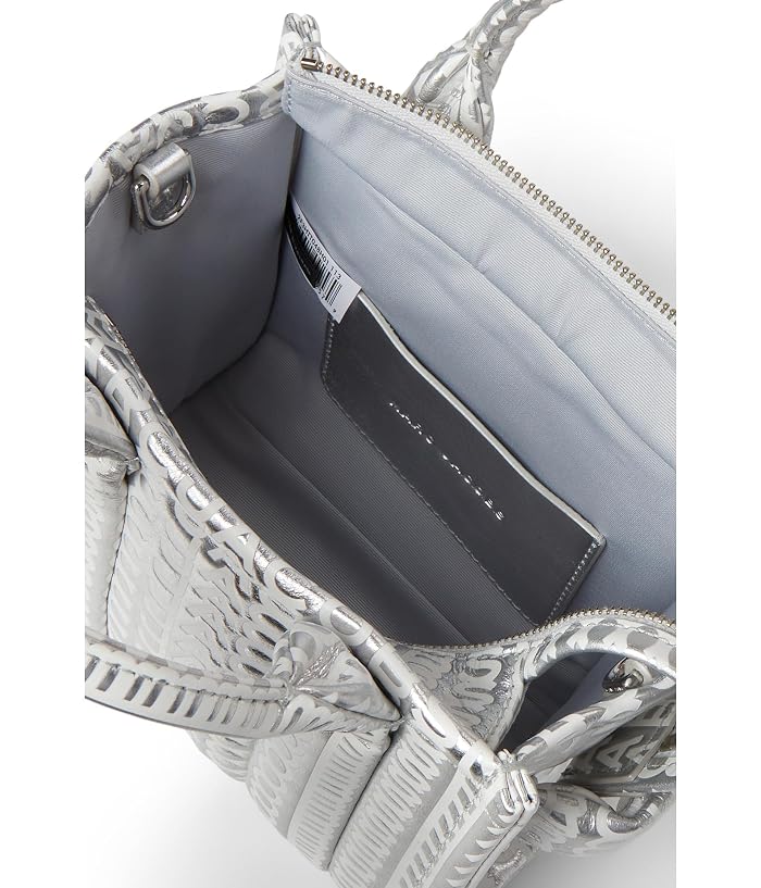 Marc Jacobs The Monogram Metallic Leather Crossbody Tote Bag - Image 3