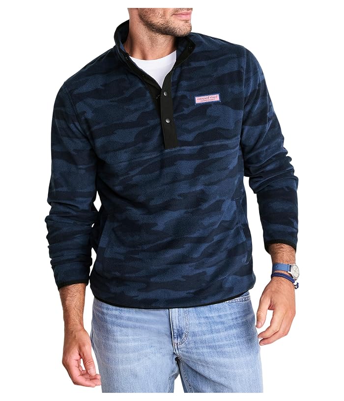 Vineyard Vines Harbor Fleece Quarter-Snap