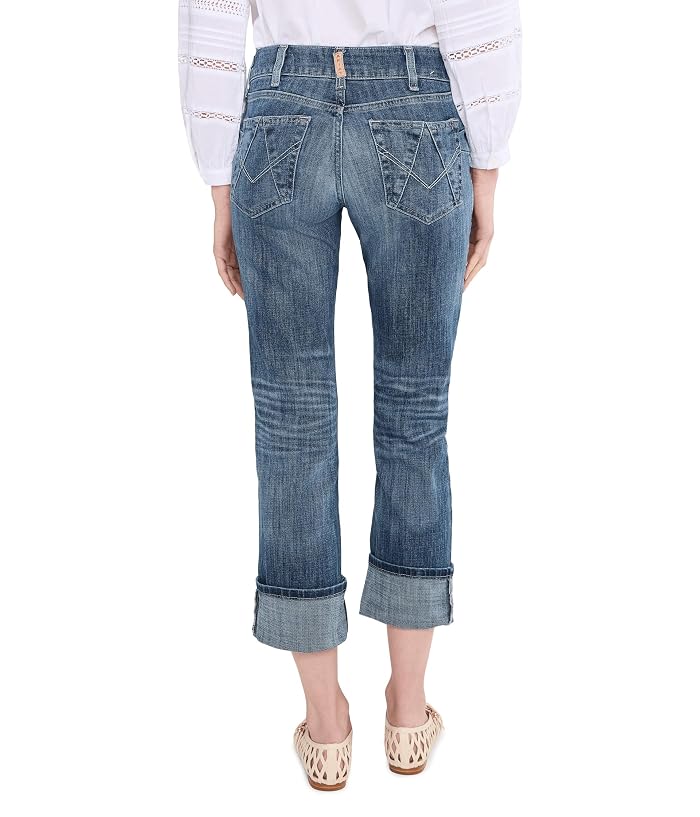 Ariat Perfect Rise Silvie Straight Leg Crop Jeans - Image 4