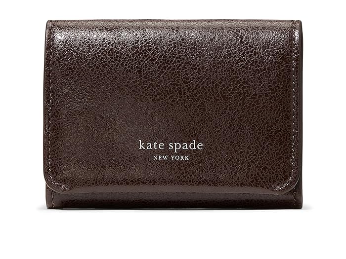 Kate Spade New York Halo Glazed Leather Card Case Trifold Wallet - Image 4