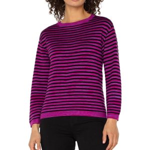 Liverpool Los Angeles Long Sleeve Boxy Boat Neck Sweater