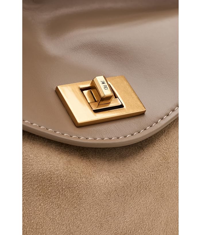 JW PEI Lucia Classic Faux Suede Top Handle Bag - Image 4