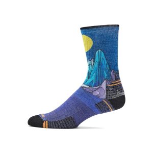 Smartwool Hike Targeted Cushion Mountain Myth Print Crew Socks