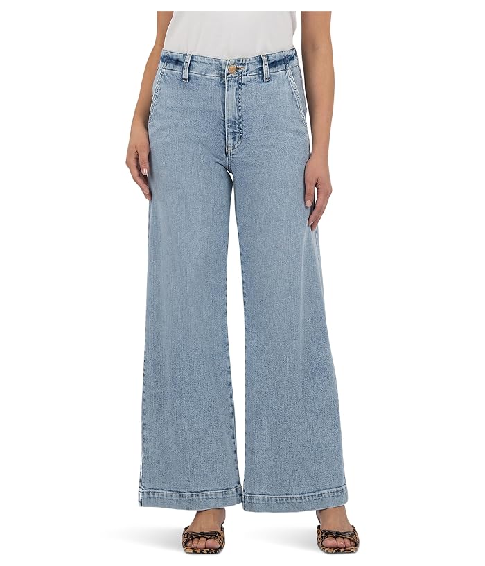 KUT from the Kloth Jean High Rise Wide Leg With Trouser Pocket