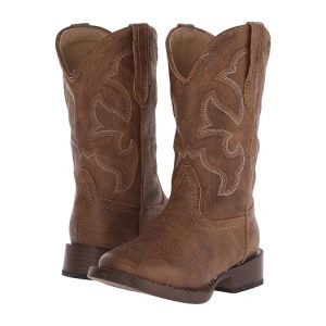 Roper Kids Cole Square Toe Boots (Toddler/Little Kid)