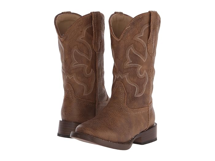 Roper Kids Cole Square Toe Boots (Toddler/Little Kid)