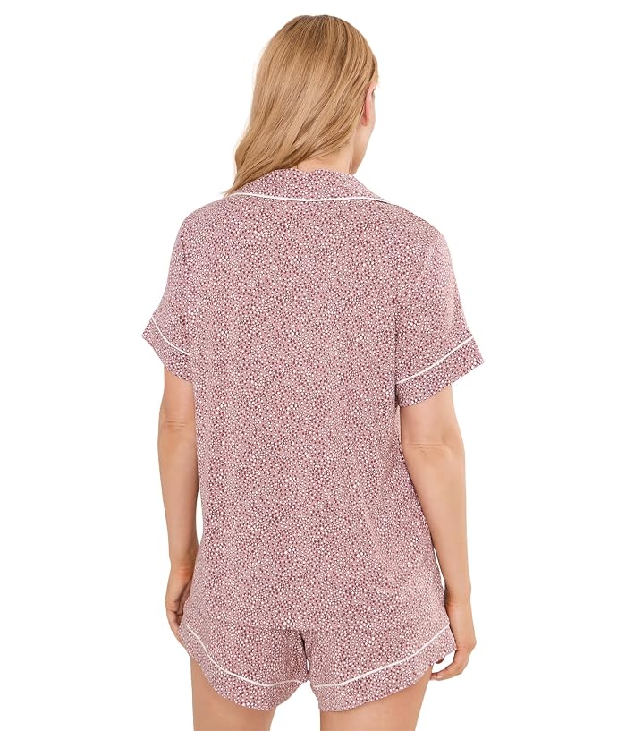 Eberjey Gisele Printed TENCEL™ Modal Relaxed Shorts PJ Set - Image 3