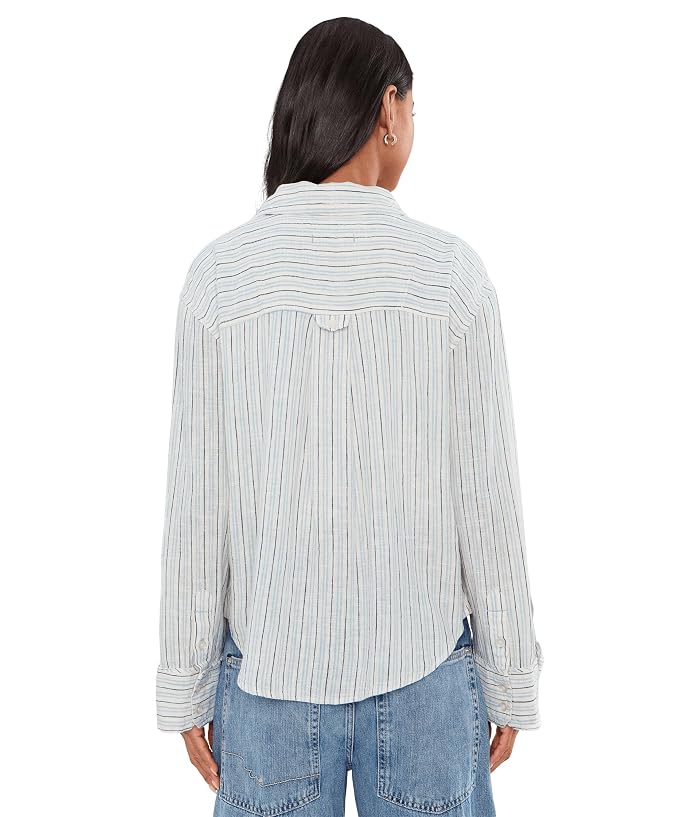 Free People Striped Linen Laurel - Image 4