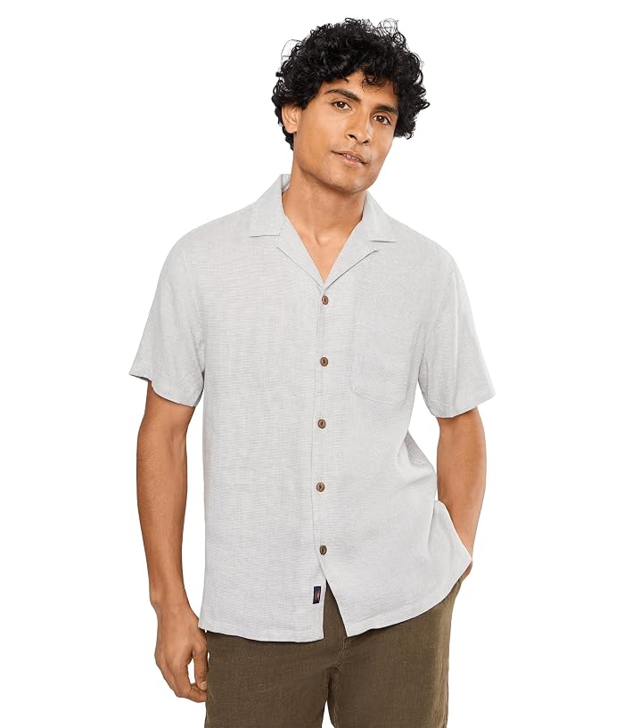 Faherty Short Sleeve Breeze Camp Shirt