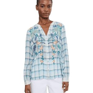 Johnny Was Relaxed Button-down Shirt - Una
