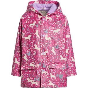 Hatley Kids Unicorn Forest Snap Rain Coat (Toddler/Little Kid)