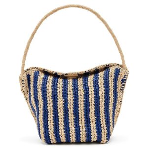 Madewell Handwoven Shoulder Bag- Raffia Stripe