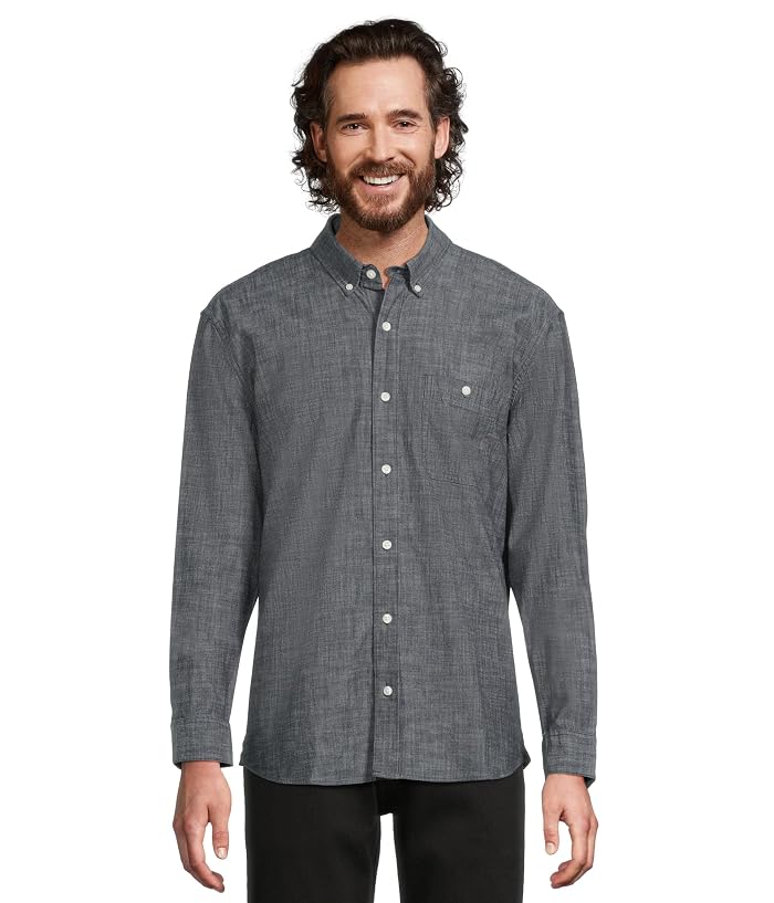 L.L.Bean Comfort Stretch Chambray Shirt, Traditional Untucked Fit, Long-Sleeve
