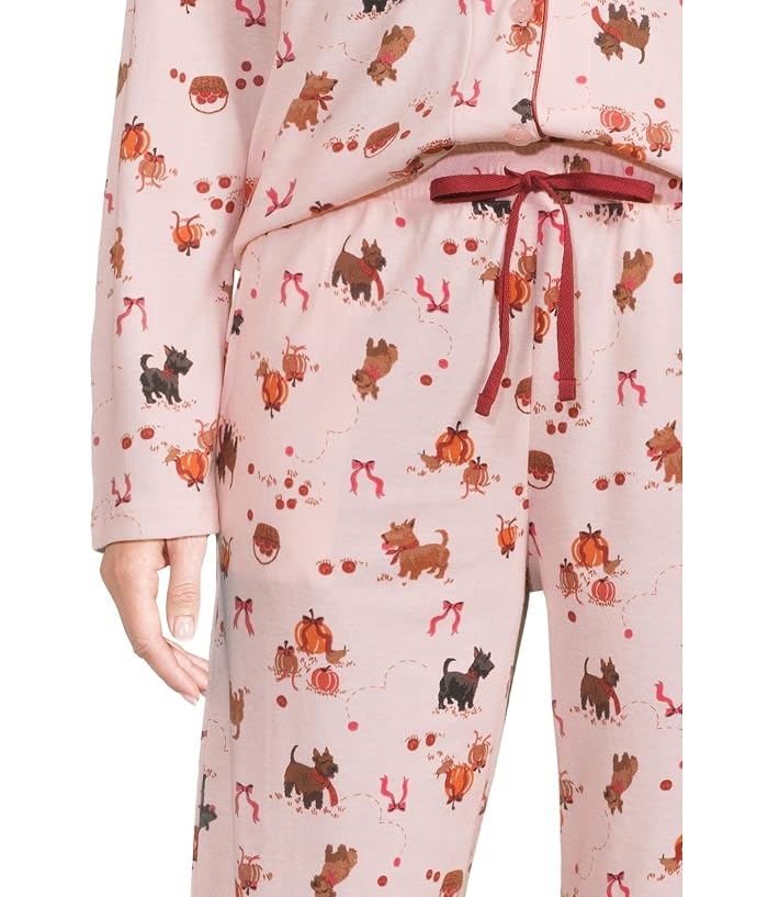 Karen Neuburger Novelty Print Long Sleeve Girlfriend Pajama Set - Image 4
