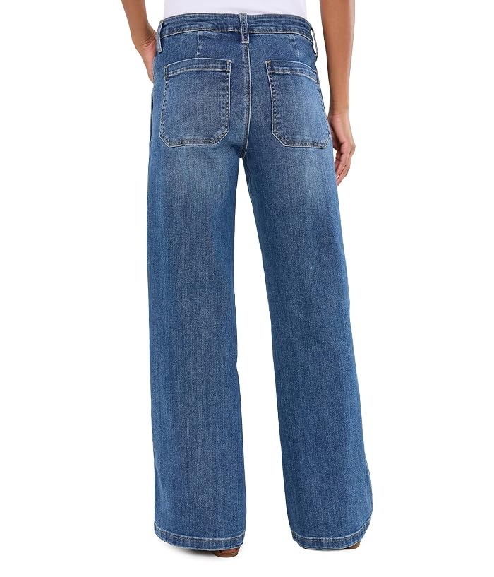 KUT from the Kloth Jeans High-Rise Wide Leg Dip Scoop Pockets - Image 4