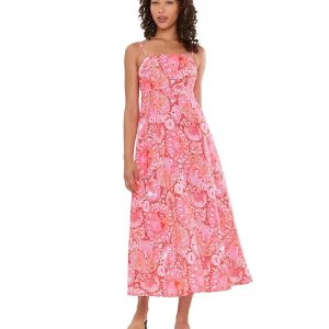 Lilly Pulitzer Jorgian Linen Midi Dress