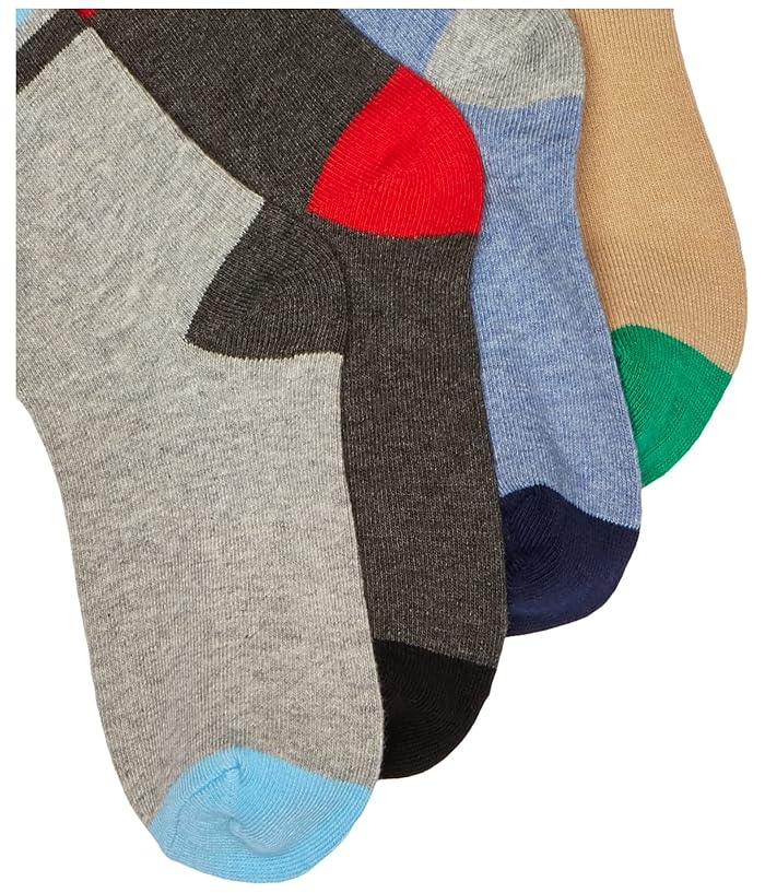 Jefferies Socks Big Boys' Stripe Crew Socks 6 Pack, Multi Size - Image 3