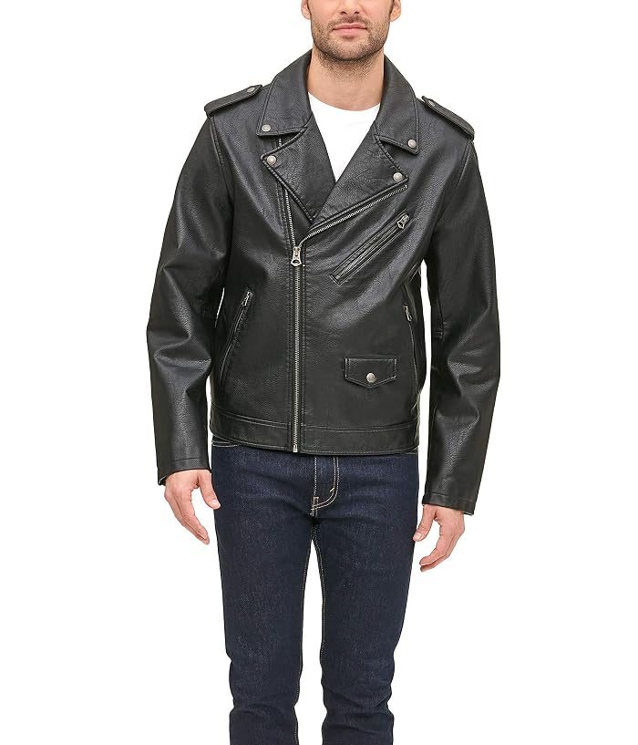 Levi's® Levi's Faux Leather Classic Motorcycle Jacket - Image 4